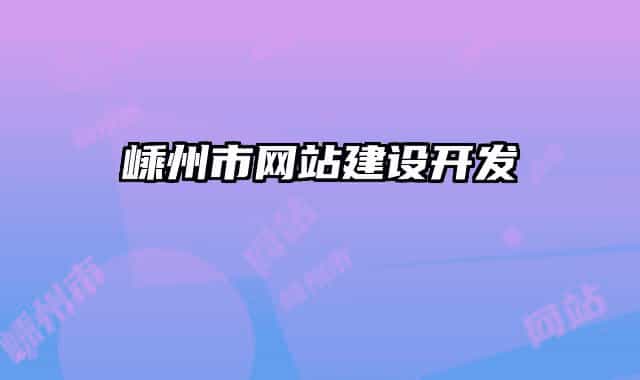嵊州市网站建设开发