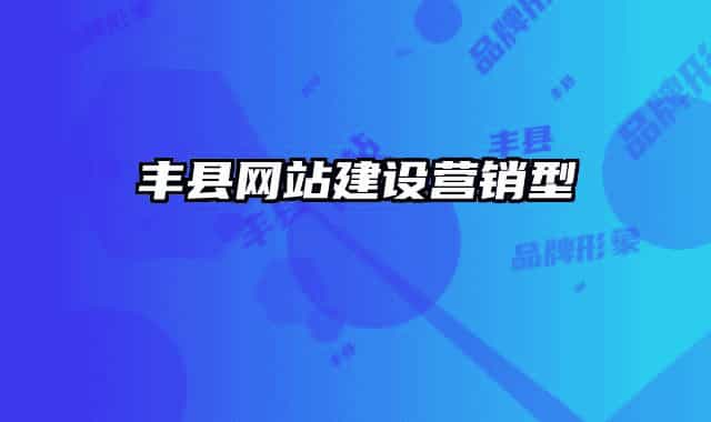丰县网站建设营销型