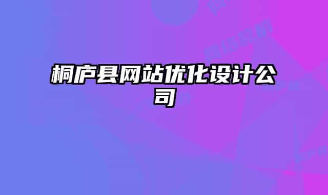 桐庐县网站优化设计公司
