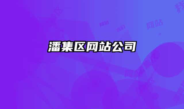 潘集区网站公司