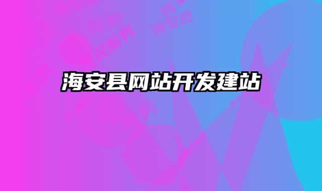 海安县网站开发建站