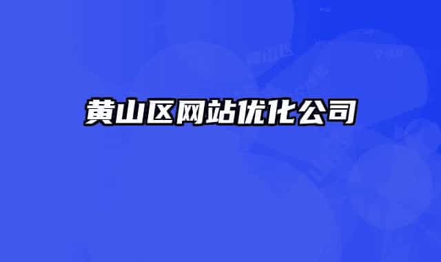 黄山区网站优化公司