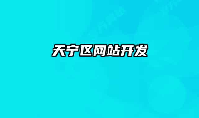天宁区网站开发