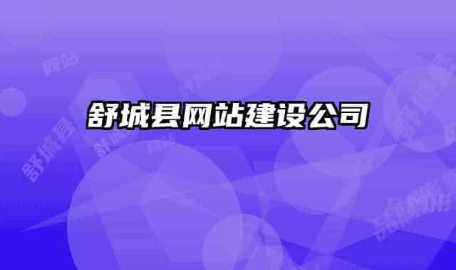 舒城县网站建设公司