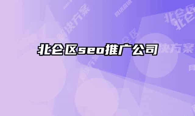 北仑区seo推广公司