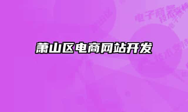 萧山区电商网站开发