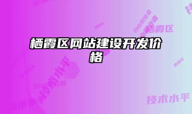 栖霞区网站建设开发价格
