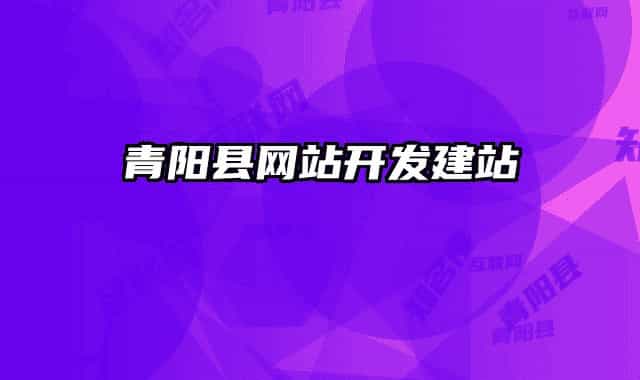 青阳县网站开发建站