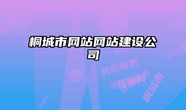 桐城市网站网站建设公司