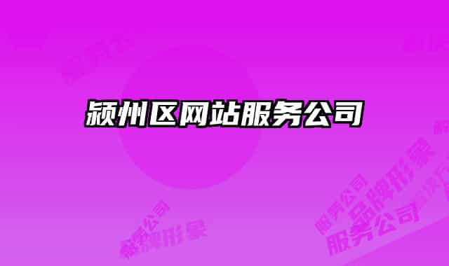 颍州区网站服务公司
