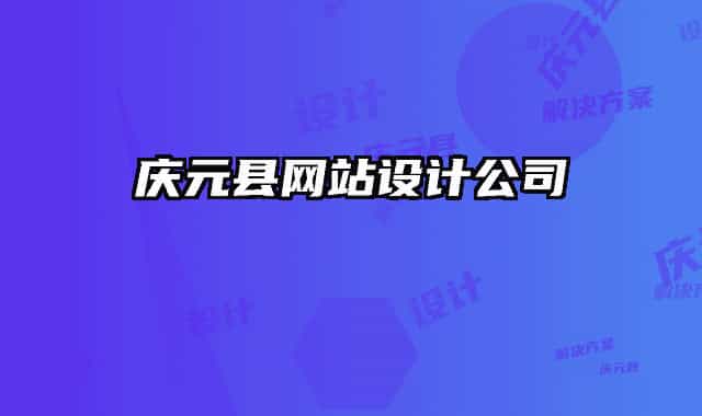 庆元县网站设计公司