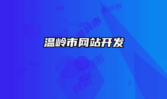 温岭市网站开发
