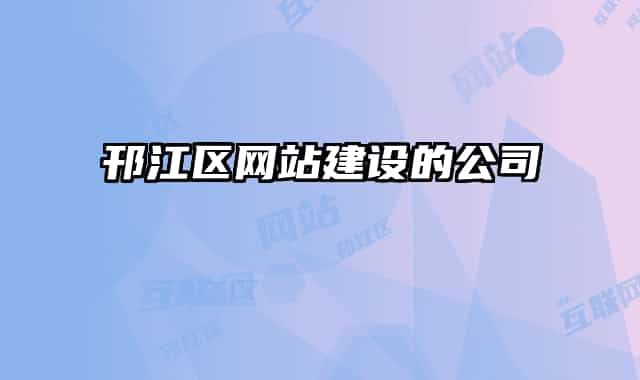 邗江区网站建设的公司