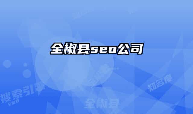 全椒县seo公司