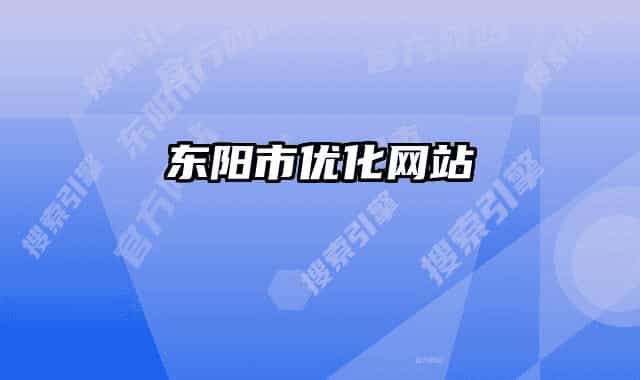 东阳市优化网站