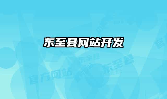 东至县网站开发