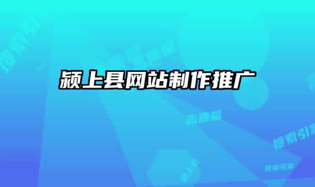 颍上县网站制作推广